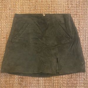 Blank NYC suede mini skirt